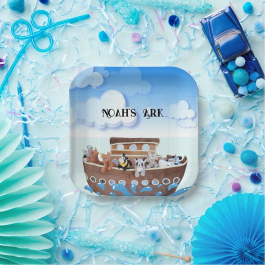Noah's Ark Papieren Bordje (Feest)