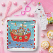 Noah's Ark Papieren Bordje (Feest)
