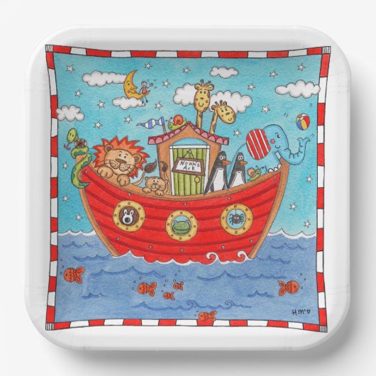 Noah's Ark Papieren Bordje (Voorkant)