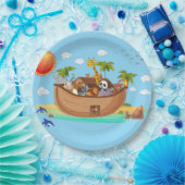 Noah's Ark Papieren Bordje (Feest)