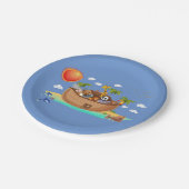 Noah's ark papieren bordje (Gekanteld)