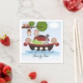 Noah's Ark Party Napkins Servetten (Insitu)