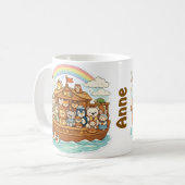 Noah's Ark Personalized Mug Koffiemok (Voorkant links)