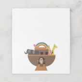 Noah's Ark Plaatskaartje (Buitenkant ongevouwen)