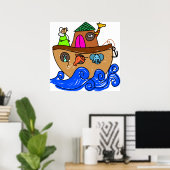 Noahs Ark Poster (Thuiskantoor)