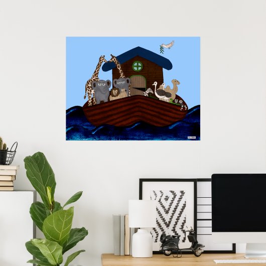 Noah's Ark Poster (Thuiskantoor)