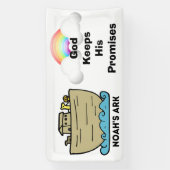 Noah's Ark Rainbow Church Spandoek (Verticaal)