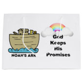 Noah's Ark Rainbow God's Promises Groot Cadeauzakje (Voorkant)