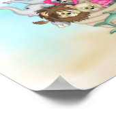 NOAHS ARK Rainbow NURSERY DECORATION MURAL Poster (Hoek)