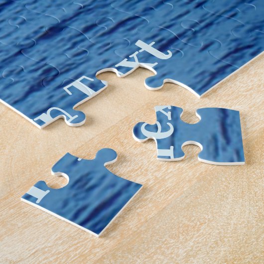 Noah's ark & regenboog - Schrijf je eigen tekst Legpuzzel (Zijkant)