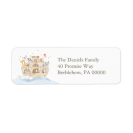 Noah's Ark Return Address Labels