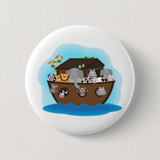 Noah's Ark Ronde Button 5,7 Cm (Voorkant)