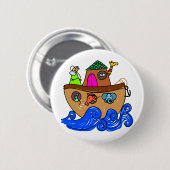 Noahs Ark Ronde Button 5,7 Cm (Voorkant /achterkant)