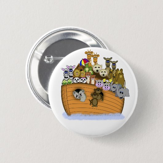 Noah's Ark Ronde Button 5,7 Cm (Voorkant /achterkant)
