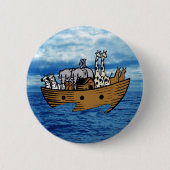 Noah's Ark Ronde Button 5,7 Cm (Voorkant)