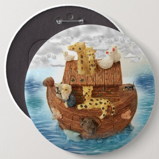 Noah's Ark Ronde Button 6,0 Cm (Voorkant /achterkant)