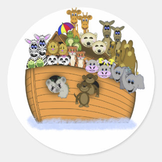 Noah's Ark Ronde Sticker