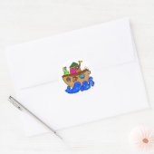 Noahs Ark Ronde Sticker (Envelop)