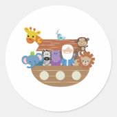 Noah's Ark Ronde Stickers (Voorkant)