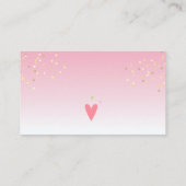 Noah's Ark Roze Meisjes Luier Raffle Informatiekaartje (Achterkant)