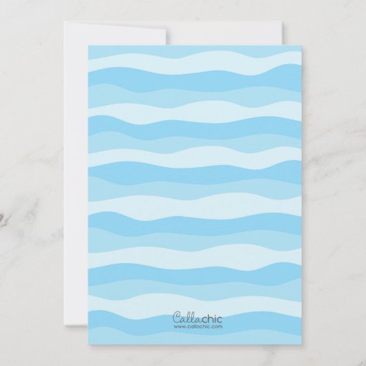 Noah's Ark Schattige Baby shower Uitnodiging / Doo (Achterkant)