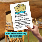 Noah's Ark Schattige Christelijk Baby shower Uitno Kaart