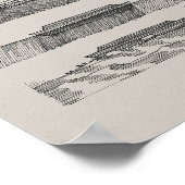 Noah's Ark Schetsen - Bijbelse kunst, Nautische Mu Poster (Hoek)