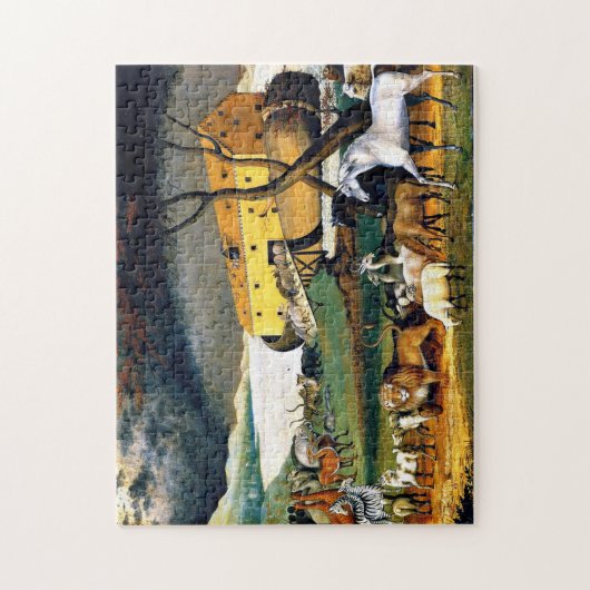 Noah's Ark, schilderij van Edward Hicks Legpuzzel (Verticaal)