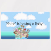 Noah's Ark Smartie Snoep Wrapper Favor Label (Design 1)