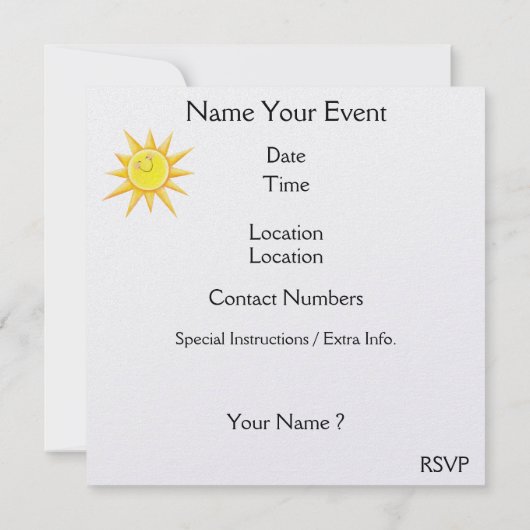 Noah's Ark - SRF Kaart (Achterkant)