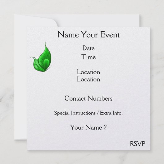 Noah's Ark - SRF Kaart (Achterkant)