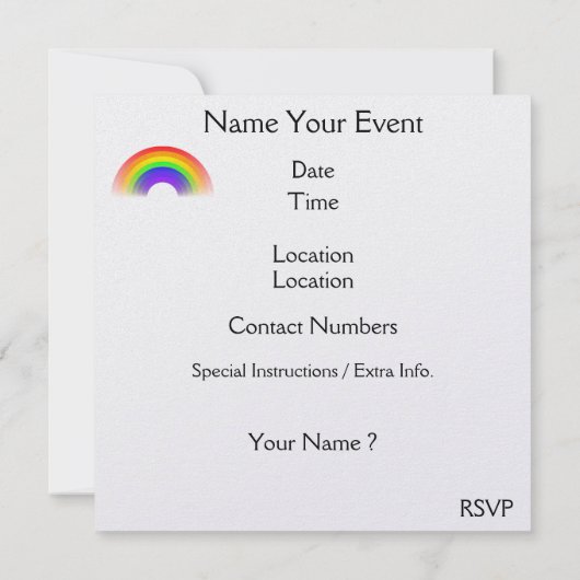 Noah's Ark - SRF Kaart (Achterkant)