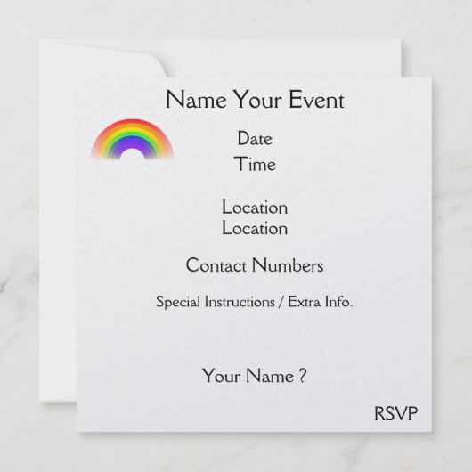 Noah's Ark - SRF Kaart (Achterkant)