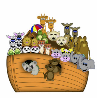 Noah's Ark Staand Fotobeeldje