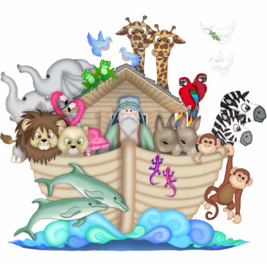 Noah's Ark Staand Fotobeeldje (Voorkant)