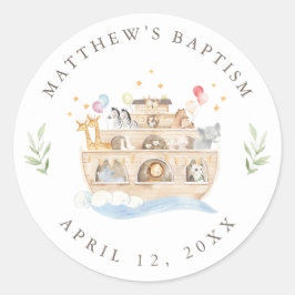 Noah's Ark Sticker Label