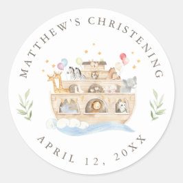 Noah's Ark Sticker Label