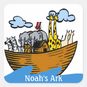 Noah's Ark  Stickers (in 5 vormen)