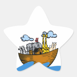 Noah's Ark  Stickers (in 5 vormen)