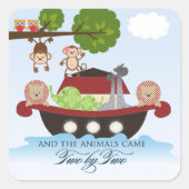 Noahs Ark Stickers - Vierkant (Voorkant)