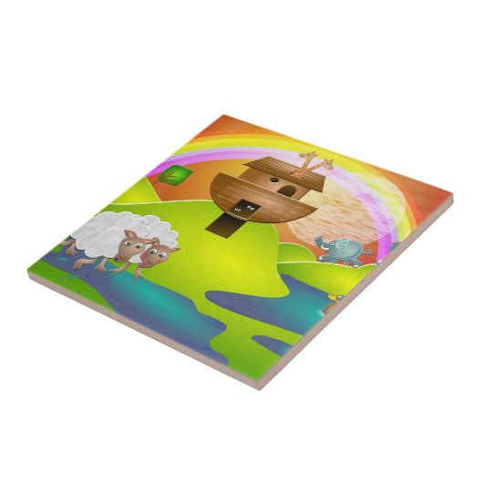 Noahs Ark Tegeltje (Zijkant)