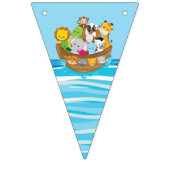 Noah's Ark Theme met Baby Animals Vlaggetjes (Eerste vlag)