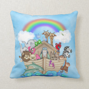 Noah's Ark Thmed Pillow Kussen