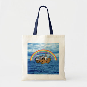 Noah's ark tote bag