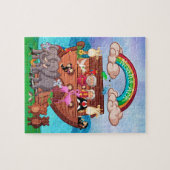 Noah's Ark Twee van twee kinderkleuter Legpuzzel (Horizontaal)