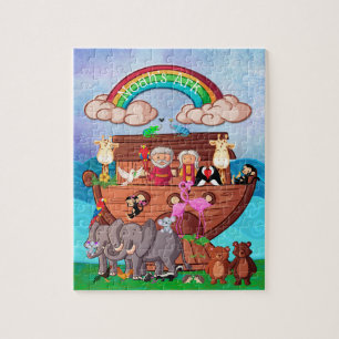 Noah's Ark Twee van twee kinderkleuter Legpuzzel