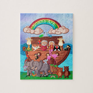 Noah's Ark Twee van twee kinderkleuter Legpuzzel