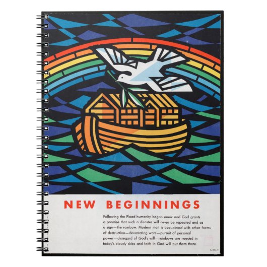 Noah's Ark Unedited Foto's Oude esthetische P Notitieboek (Voorkant)