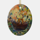 Noah's Ark van Avonelle Kelsey Keramisch Ornament (Rechts)