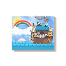 Noahs Ark van dieren twee door twee Bijbel grote v